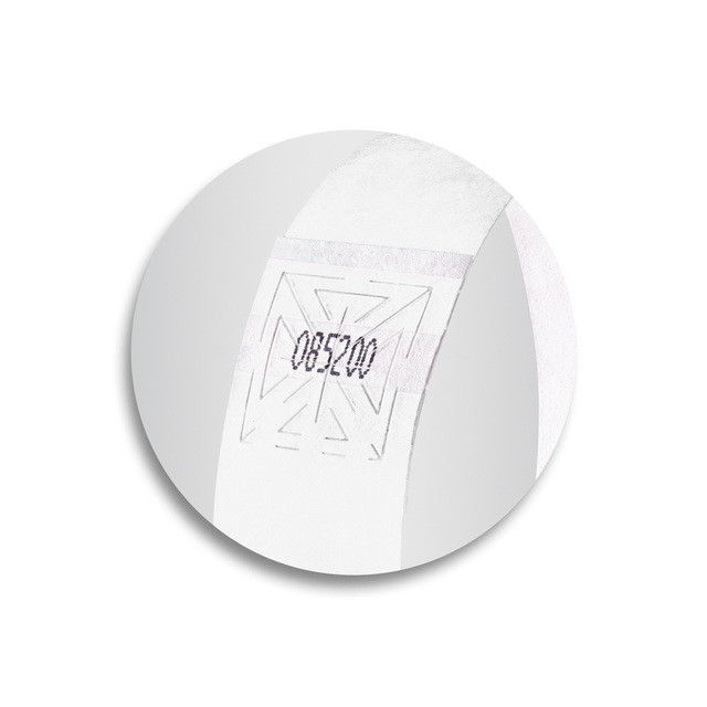 Evenementenbandjes Sigel 255x25mm wit 120 stuks — afbeelding 3