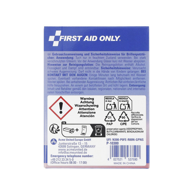 Brillendoekjes First Aid Only pak 50 stuks — afbeelding 5