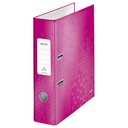 Ordner Leitz WoW 180° gelamineerd 80mm A4 roze — afbeelding 2