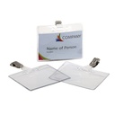 Badge Europel met strip en clip 90x60mm — afbeelding 3