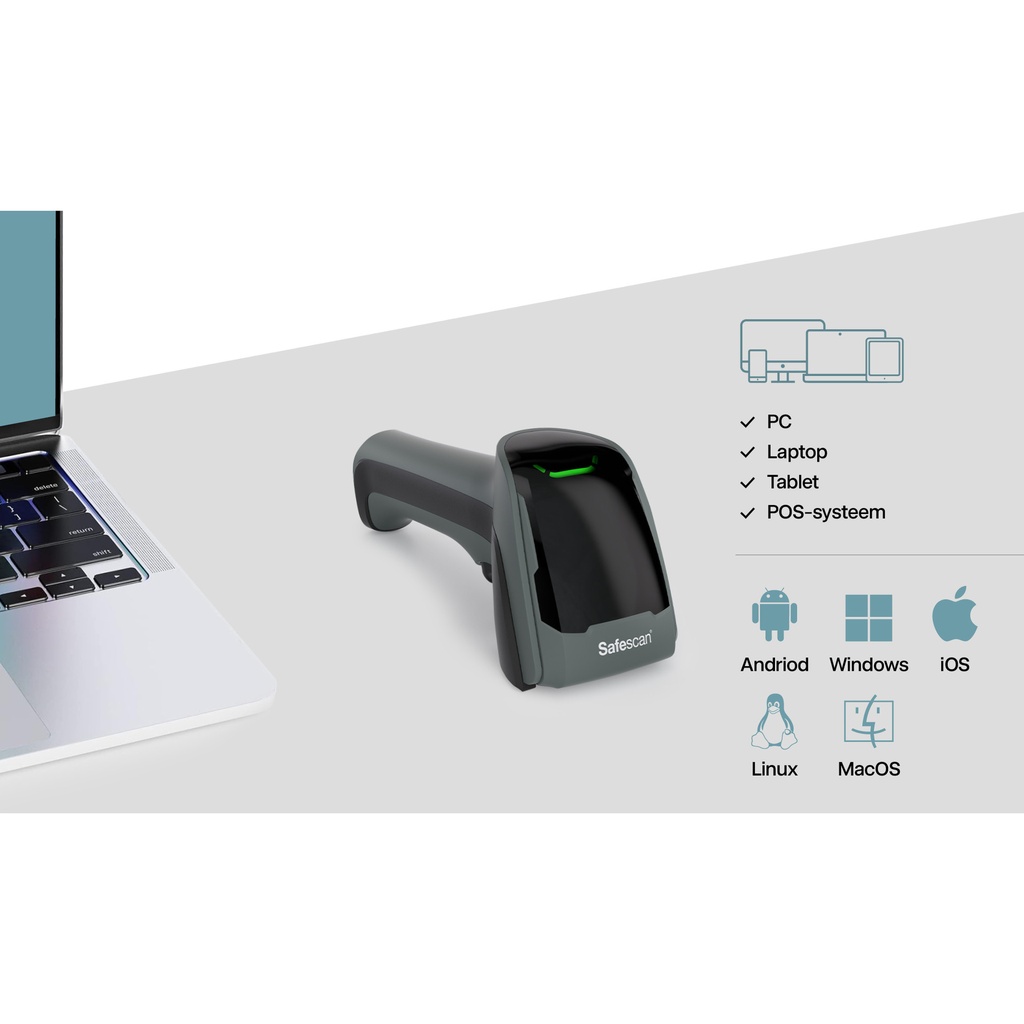 Barcodescanner Safescan 350-BT draadloos — afbeelding 6