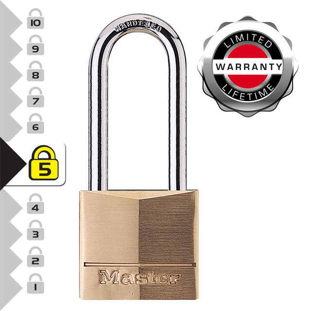 Hangslot MasterLock beugel 51mm messing 40mm — afbeelding 2