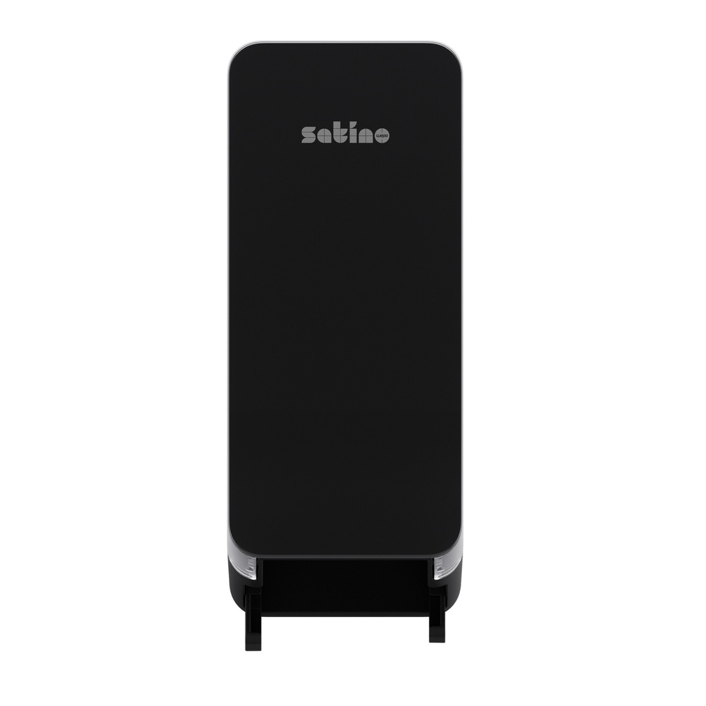 Toiletpapierdispenser Satino JT3 Hyginity systeemrol duo zwart 333423 — afbeelding 2