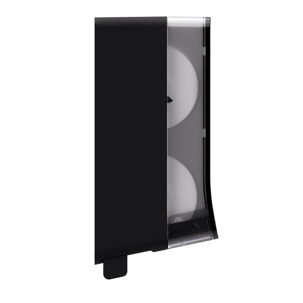 Toiletpapierdispenser Satino JT3 Hyginity systeemrol duo zwart 333423 — afbeelding 3