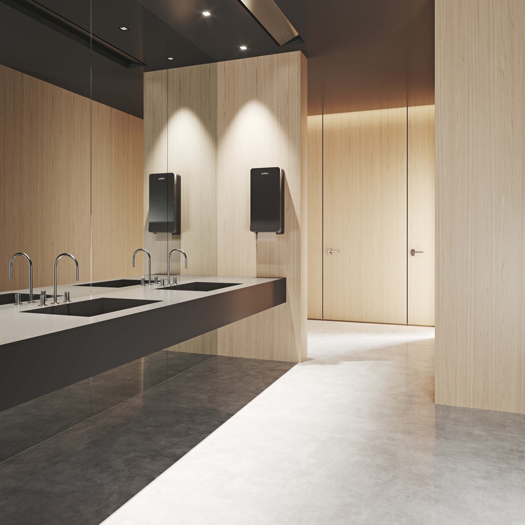 Toiletpapierdispenser Satino JT3 Hyginity systeemrol duo zwart 333423 — afbeelding 6