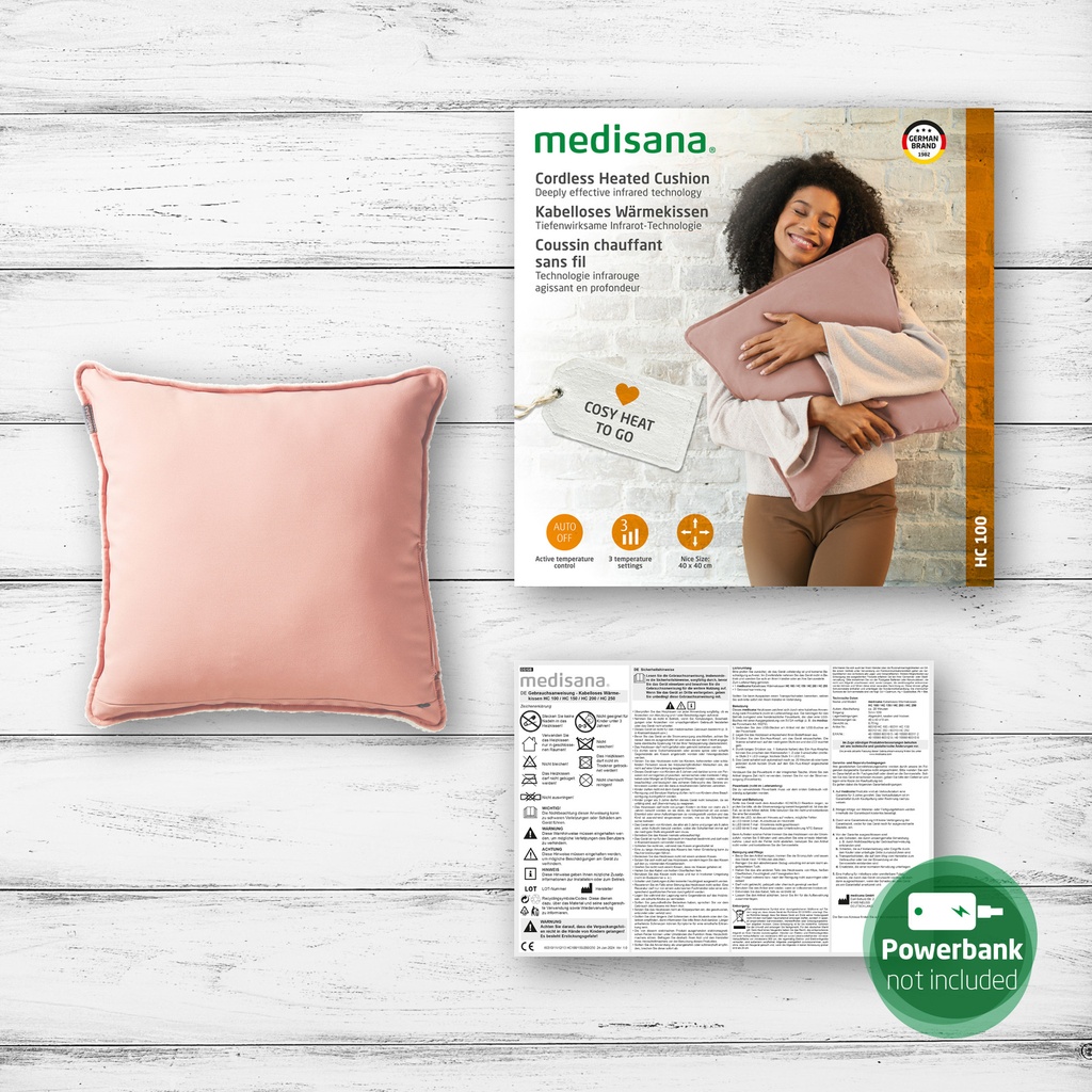 Warmtekussen Medisana HC 100 roze — afbeelding 6