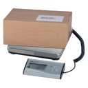 Pakketweger MAUL Cargo 50kg metalen plateau 27x27cm + 9V batterij zilver — afbeelding 2