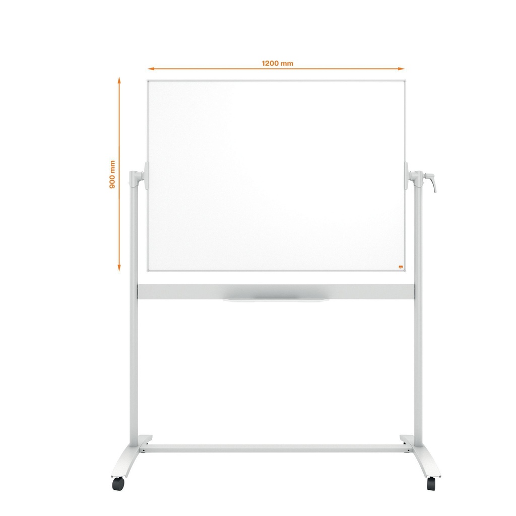 Whiteboard Nobo kantelbord 90x120cm magnetisch emaille — afbeelding 4