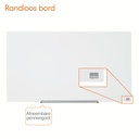 Glasbord Nobo Impression Pro 126x71cm briljant wit — afbeelding 3