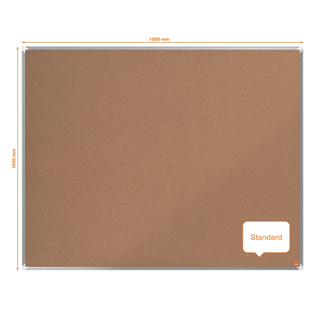 Prikbord Nobo Premium Plus kurk 150x120cm — afbeelding 2