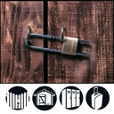 Hangslot MasterLock verstelbaar messing 50mm — afbeelding 4