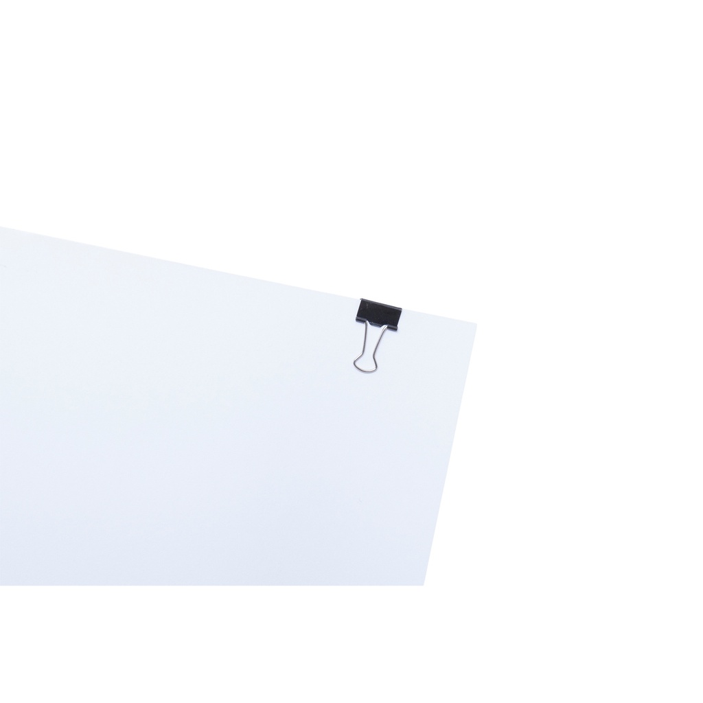 Papierklem MAUL 213 foldback 13mm zwart 12 stuks — afbeelding 3