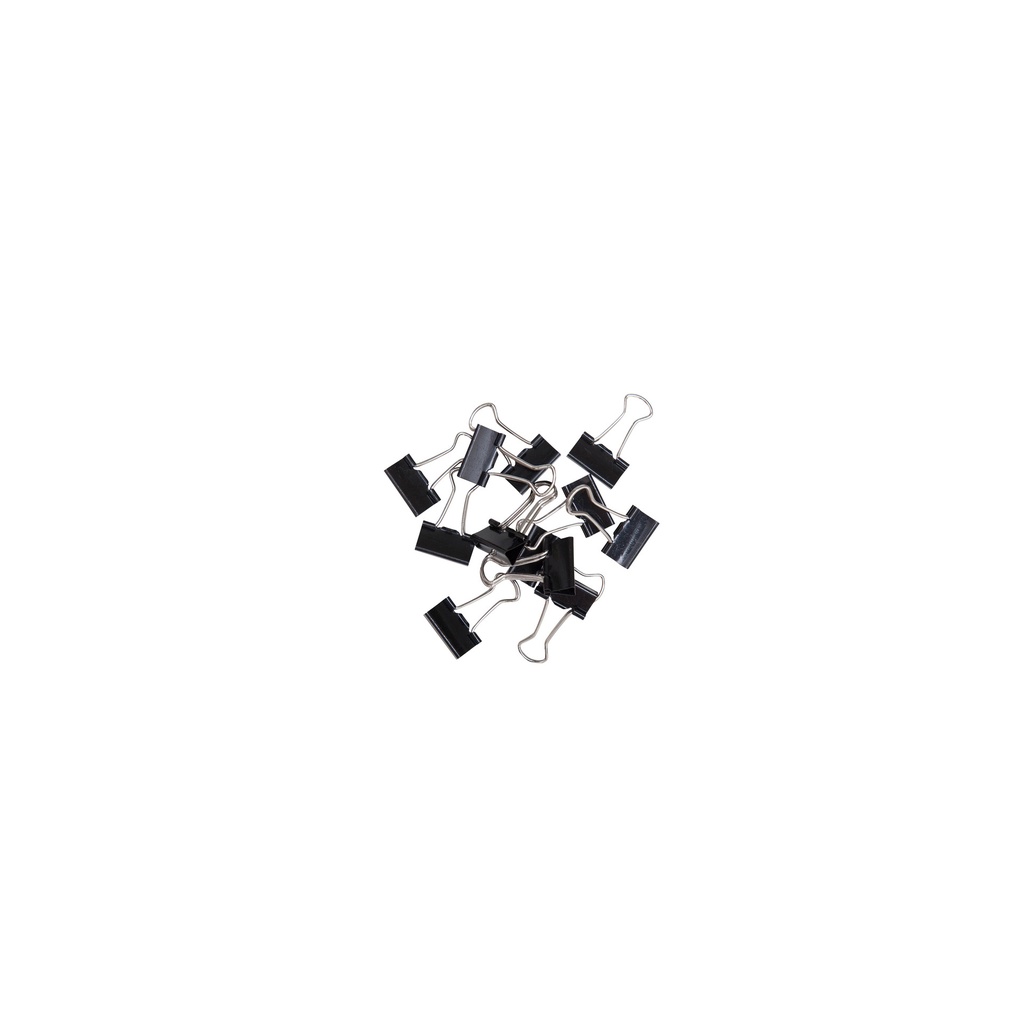 Papierklem MAUL 213 foldback 13mm zwart 12 stuks — afbeelding 5