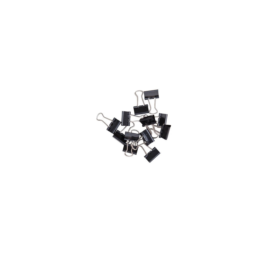 Papierklem MAUL 213 foldback 16mm zwart 12 stuks — afbeelding 6