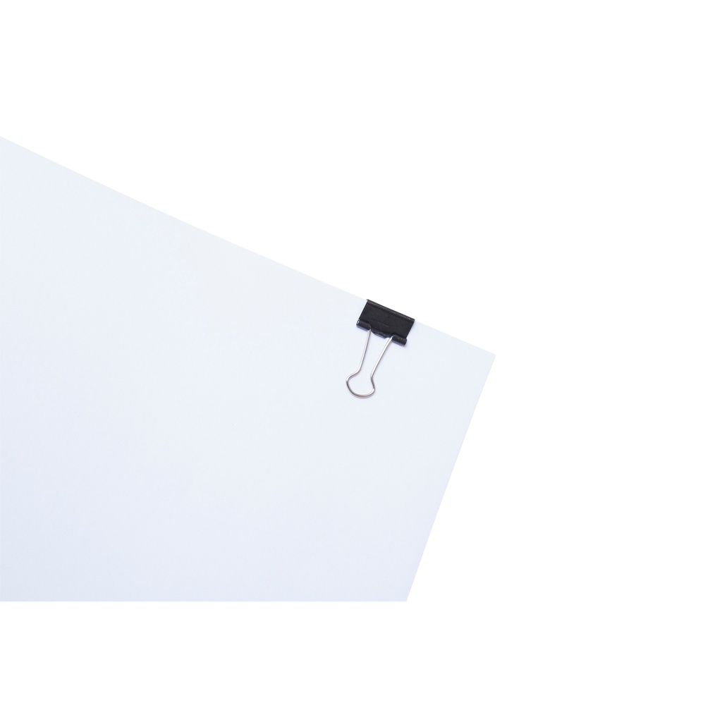 Papierklem MAUL 213 foldback 19mm zwart 12 stuks — afbeelding 3