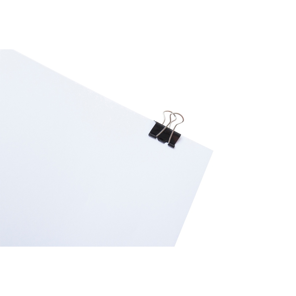 Papierklem MAUL 213 Foldback 25mm zwart 12 stuks — afbeelding 4