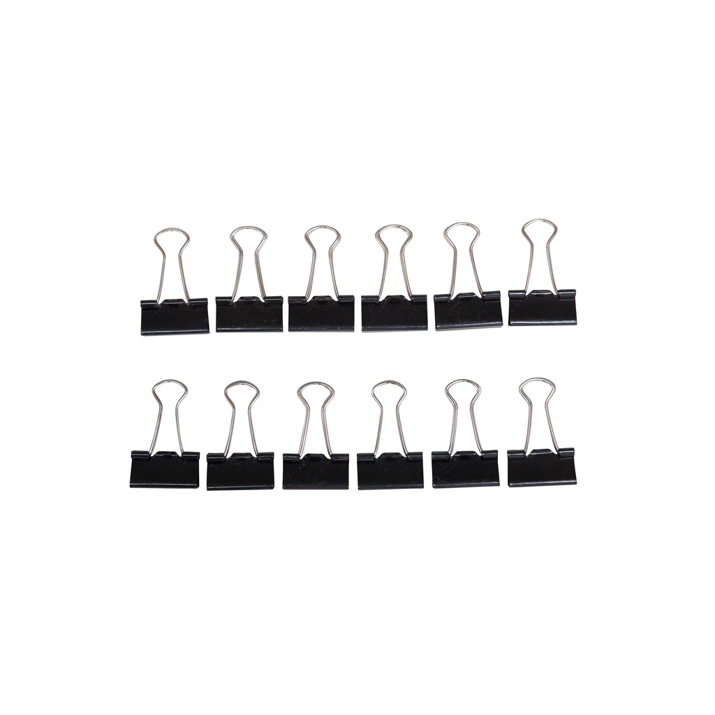 Papierklem MAUL 213 Foldback 25mm zwart 12 stuks — afbeelding 5
