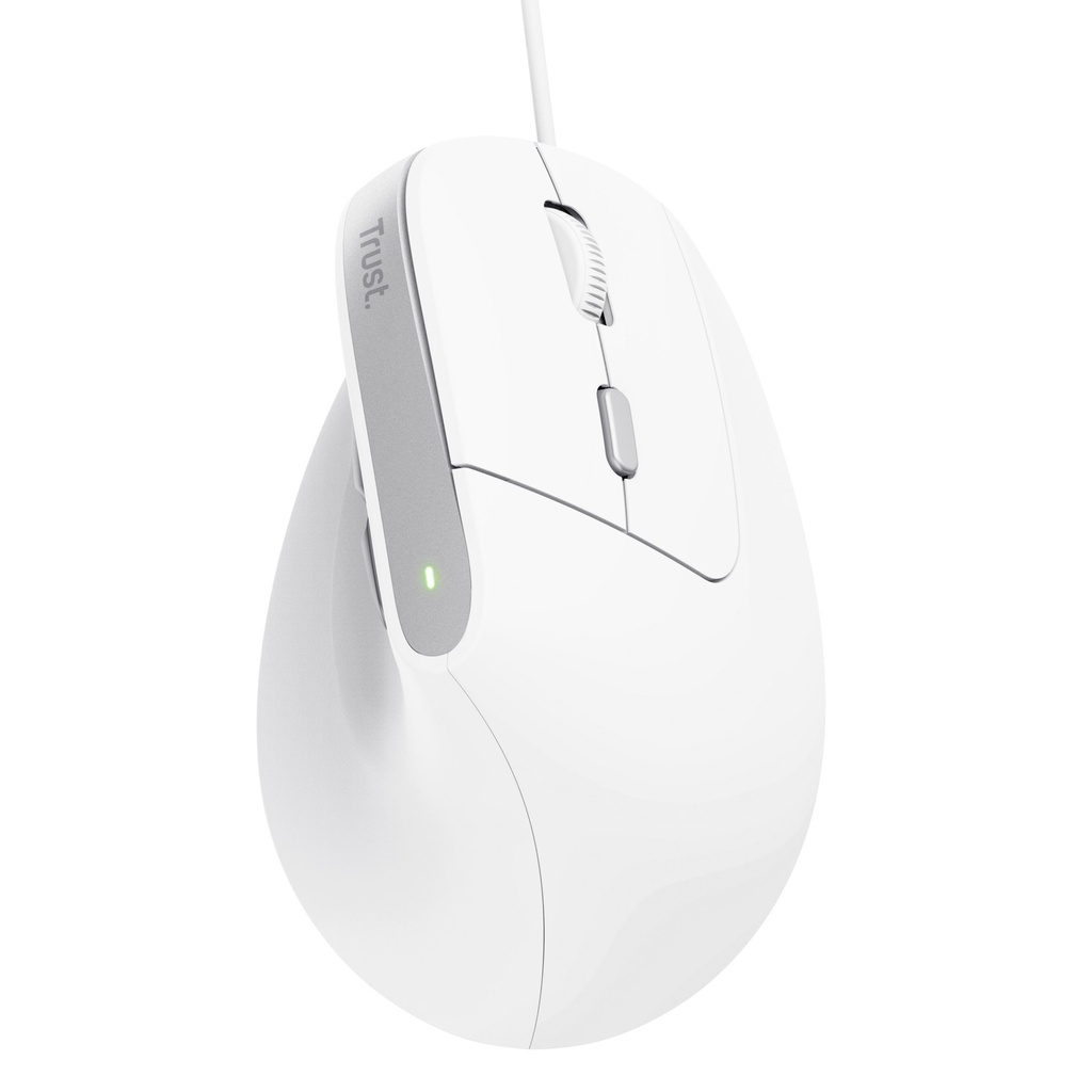 Muis Trust ergonomisch BAYO II wit — afbeelding 2