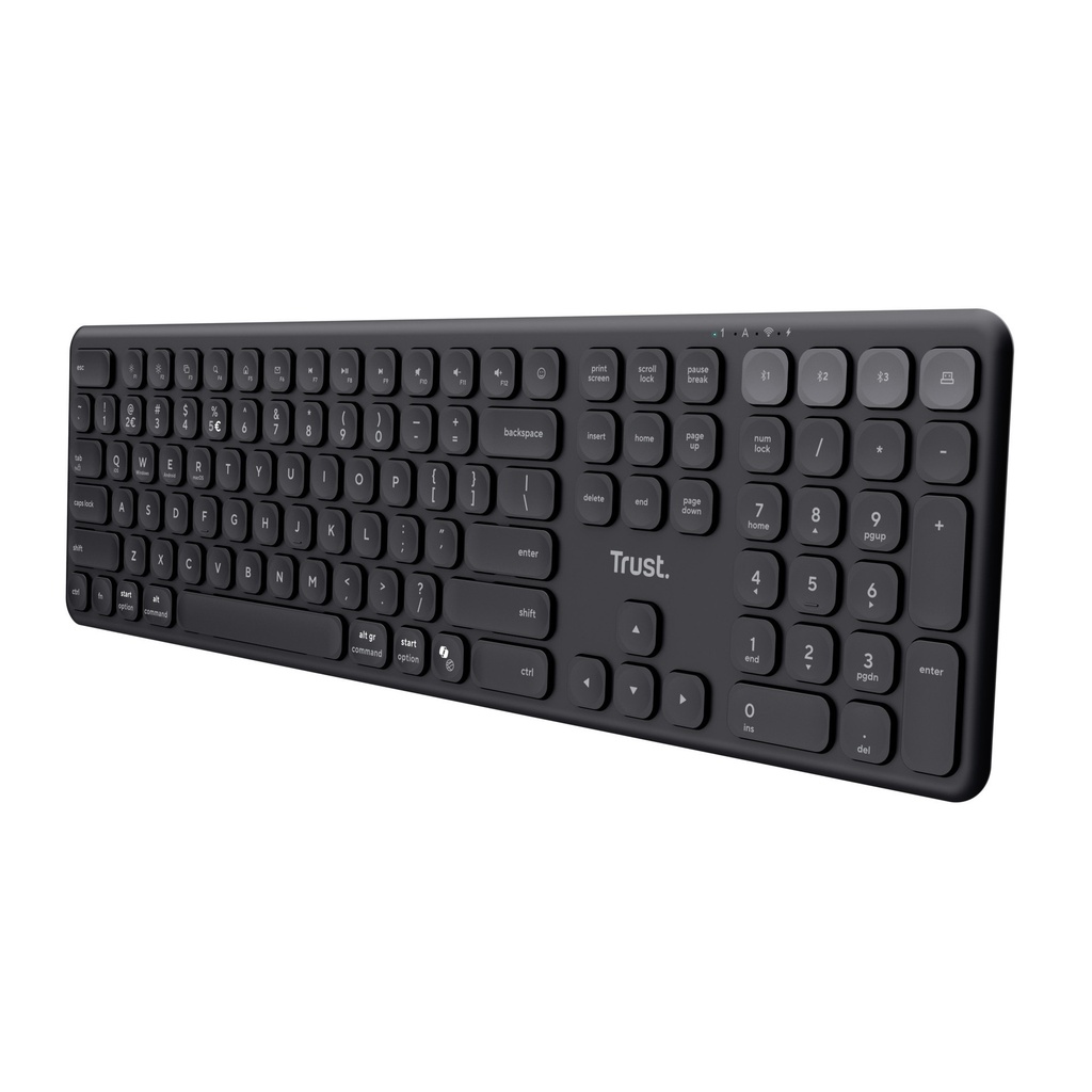 Toetsenbord Trust Vaiya Multidevice draadloos QWERTY — afbeelding 2