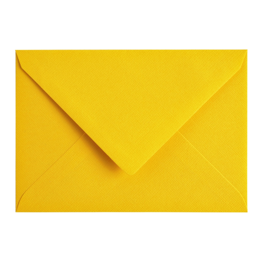 Envelop Papicolor C6 114x162mm dottergeel pak à 6 stuks — afbeelding 2