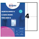 Badge Avery 4834 A6 hoes + insteekkaarten 10 stuks — afbeelding 2