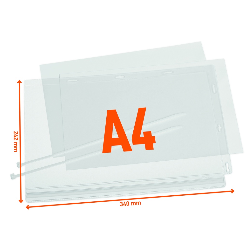 Infohoes Durable waterbestendig A4 met kabelbinders — afbeelding 2