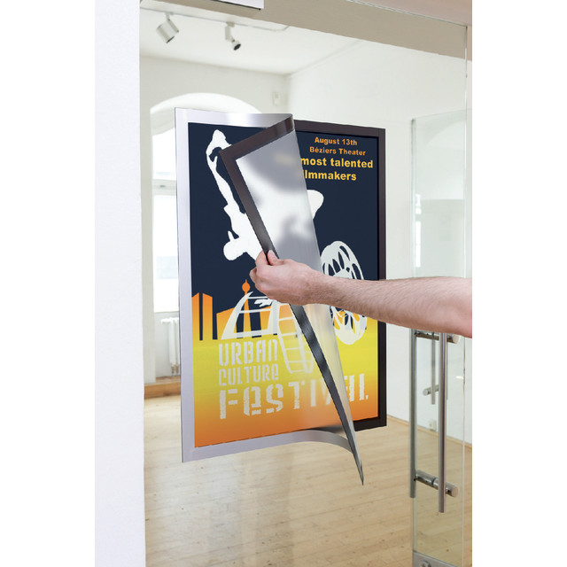 Duraframe Durable poster A2 zilvergrijs — afbeelding 2