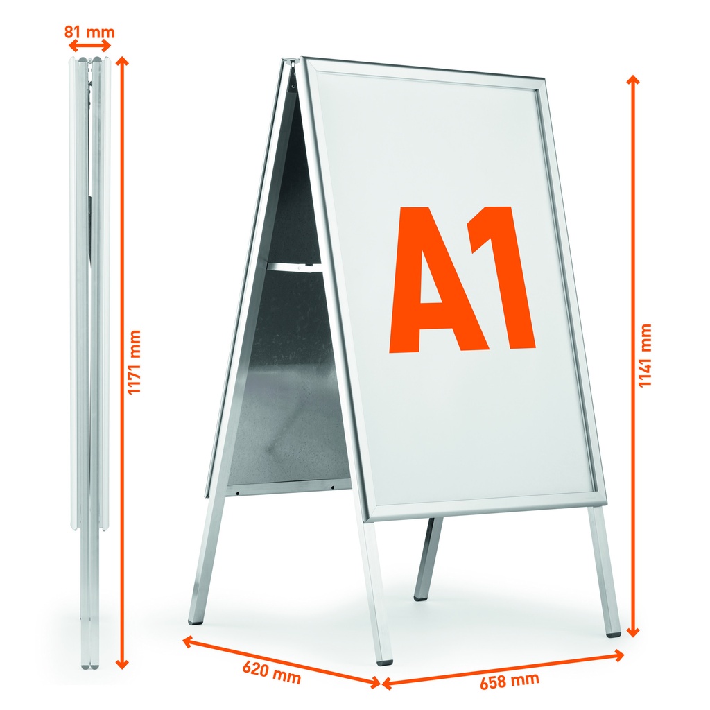 Stoepbord Durable Fold A1 outdoor — afbeelding 2