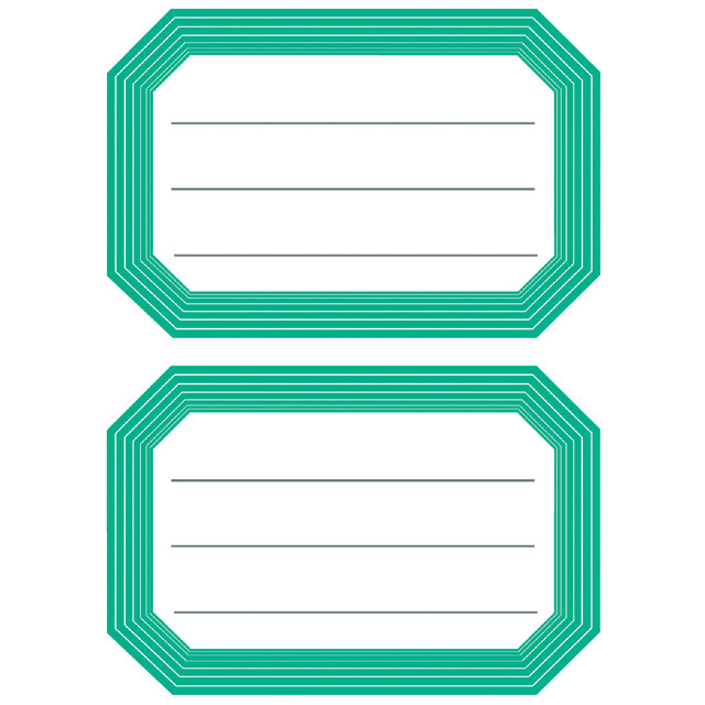Etiket HERMA 5716 82x55mm schrift groene rand 12 stuks — afbeelding 2