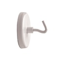 Magneet met haak MAUL 47mm trekkracht 12kg wit 5 stuks — afbeelding 2