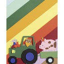 Fotokartonblok Folia 300gr 24x34cm 25vel jumbo assorti — afbeelding 3