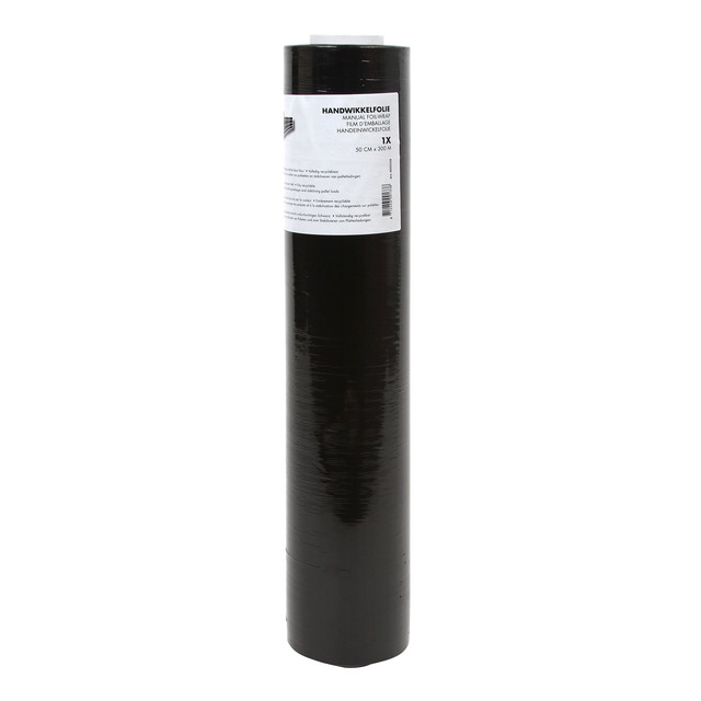 [HCC5030020ZW] Wikkelfolie IEZZY 500mmx300m 20mu zwart