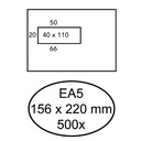 Envelop Quantore venster EA5 vl40 80gr wt
