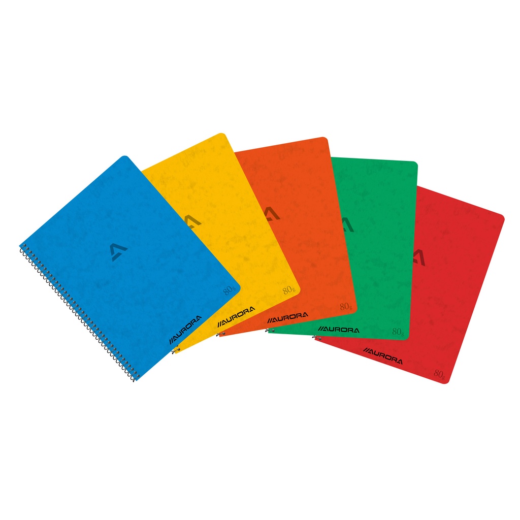 [2160KQ5] Schrift Aurora 210x165mm 5x5mm 120pag 80gr ass