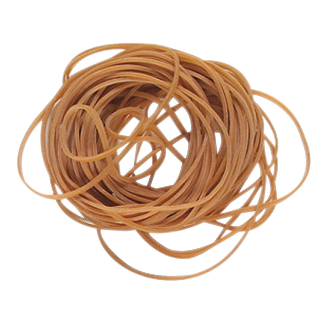 [B330016] Elastiek Standard 16 60x1.5mm 50gr 220st bruin