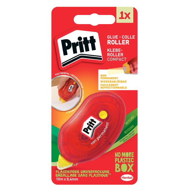 [2110469] Lijmroller Pritt Compact non permanent 10m blister