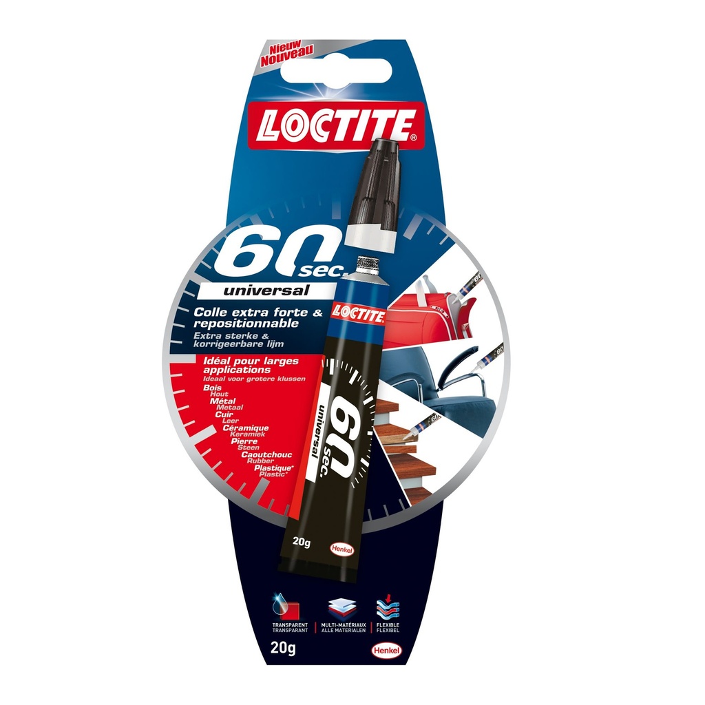 [1978429] Alleslijm Loctite 60 seconden tube 20 gram