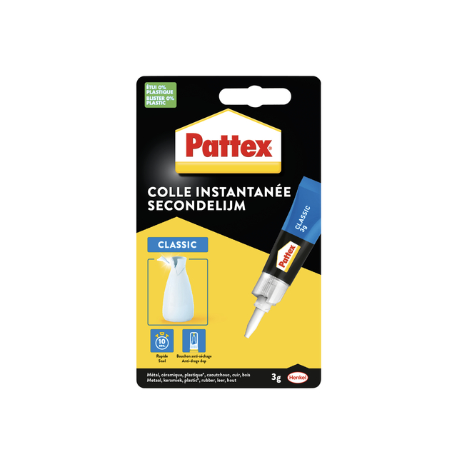 [2898249] Secondenlijm Pattex tube 3gr