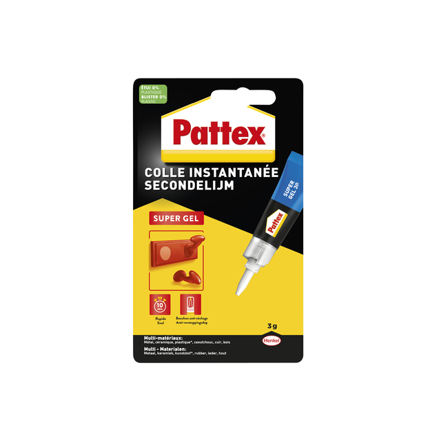 [2905015] Secondenlijm Pattex super gel 3gr