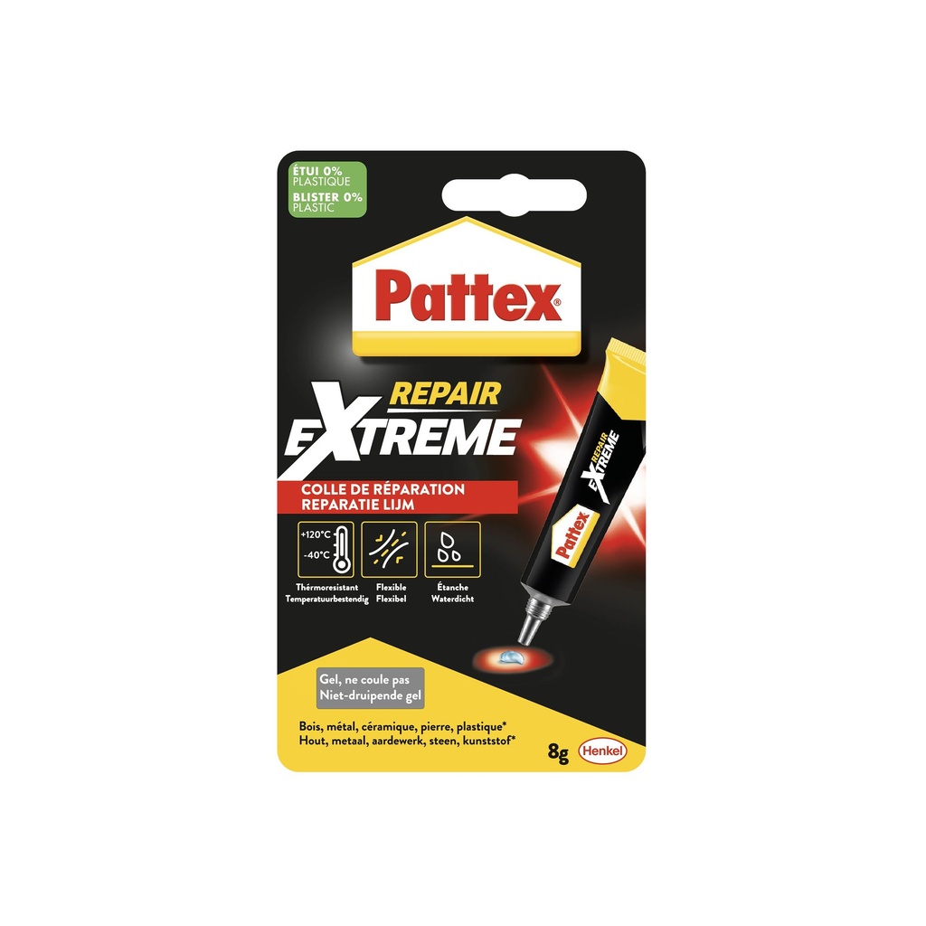 [2847914] Alleslijm Pattex Repair Extreme tube 8gr blister