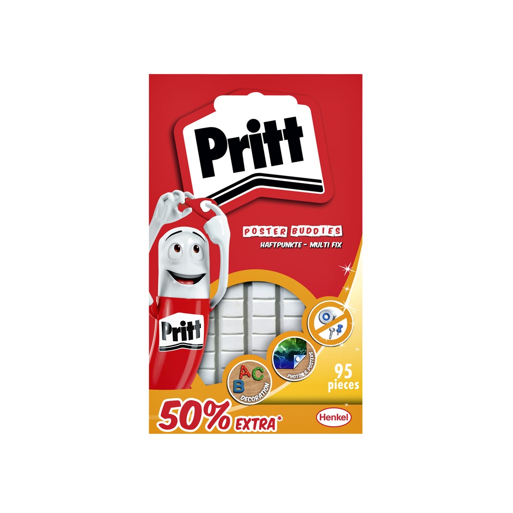 [1445086] Poster Buddies Pritt dz kleefpads 95st