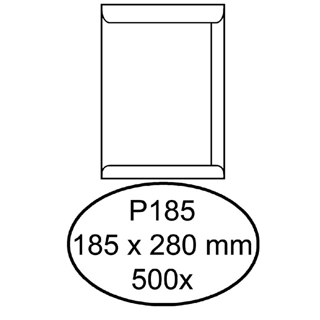 Envelop Quantore akte P185 185x280 100gr wt