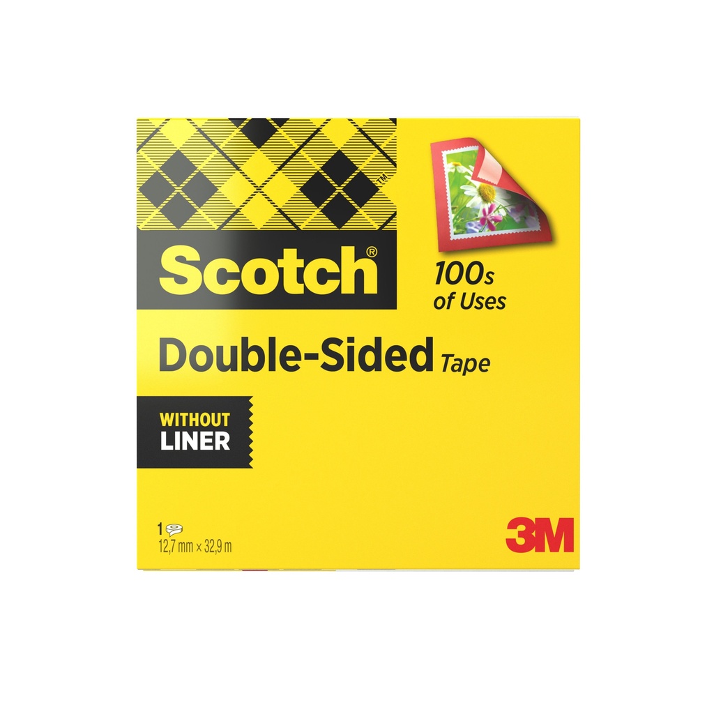 [YP208050473] Plakband Scotch ATG924 dubbelzijdig 12mmx33m