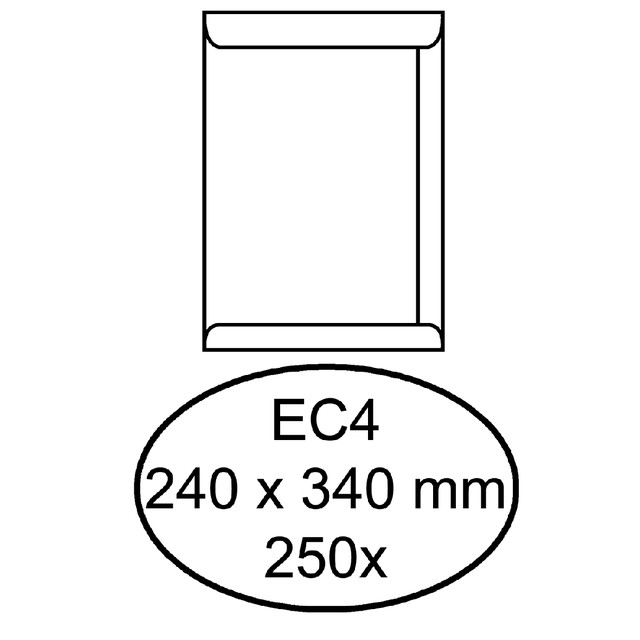 Envelop Quantore akte EC4 240x340 120gr wt