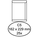 Envelop Hermes akte C5 162x229 zk 25st wit