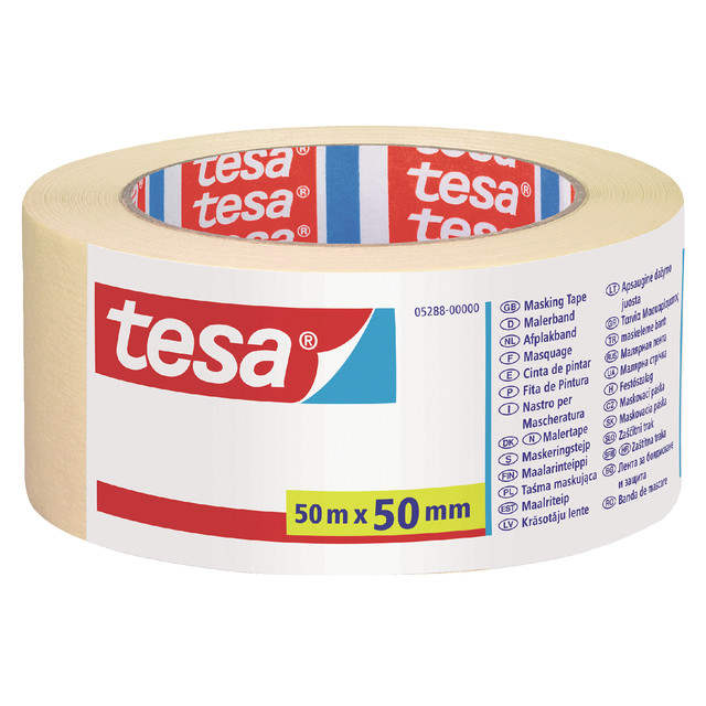[05288-00000-06] Afplaktape tesa Economy 50mmx50m creme