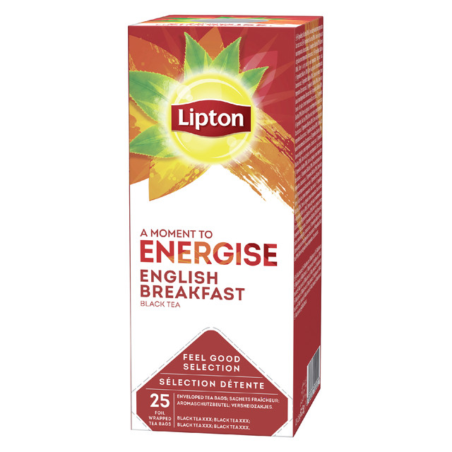 [69701937] Thee Lipton Energise English breakfast 25x1.5gr