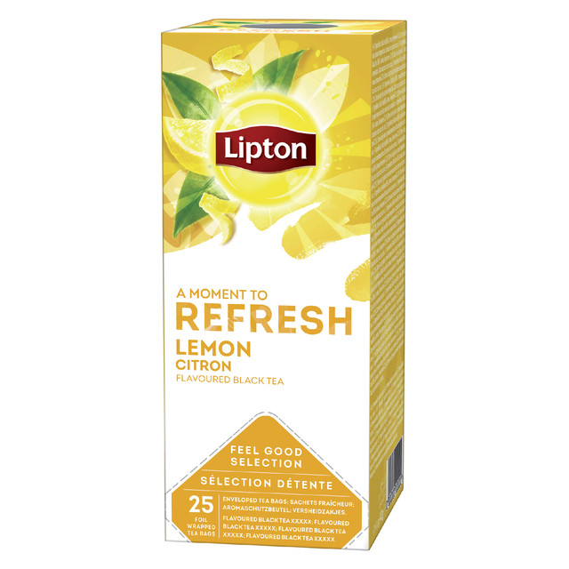 [69701976] Thee Lipton Refresh lemon 25x1.5gr