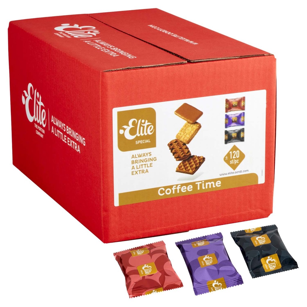 [60100449] Koekjes Elite Special Coffee Time mix 120 stuks
