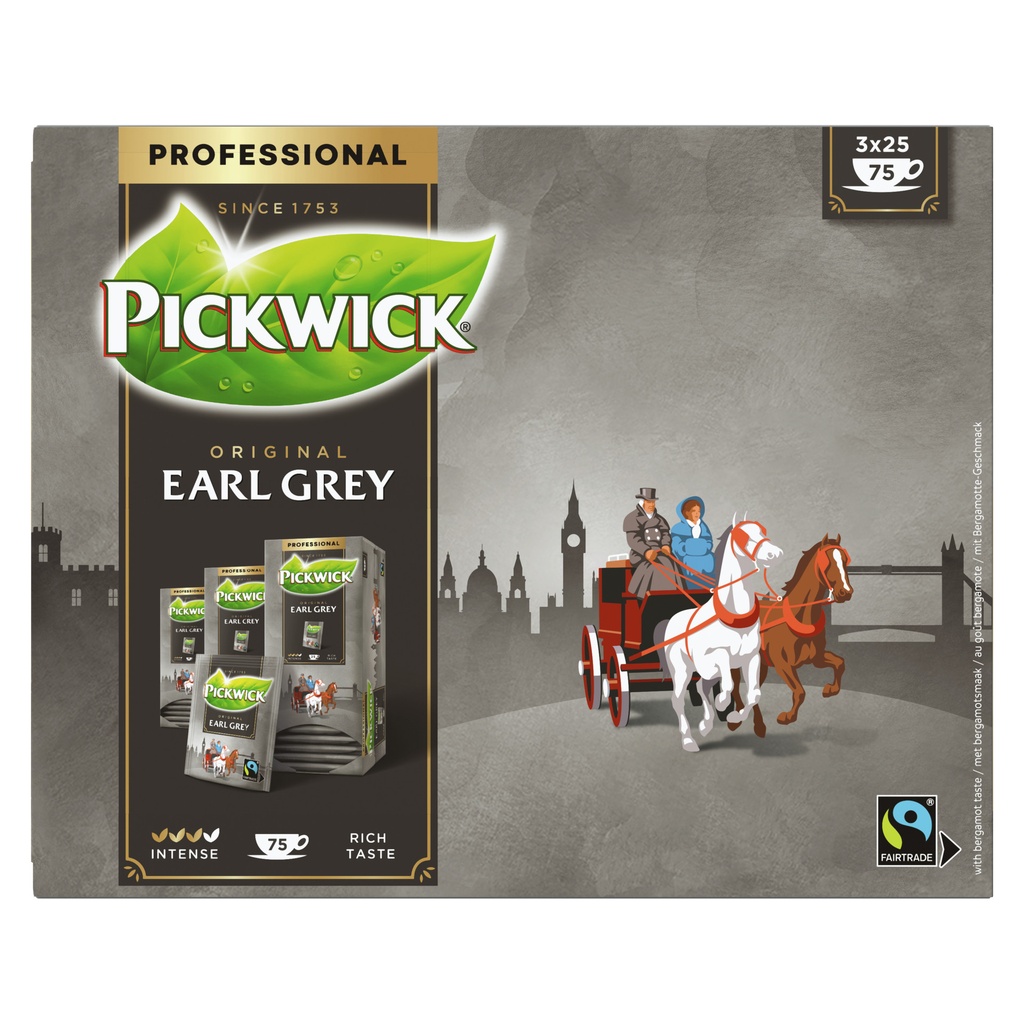 [4016819] Thee Pickwick Fair Trade earl grey 25x2gr
